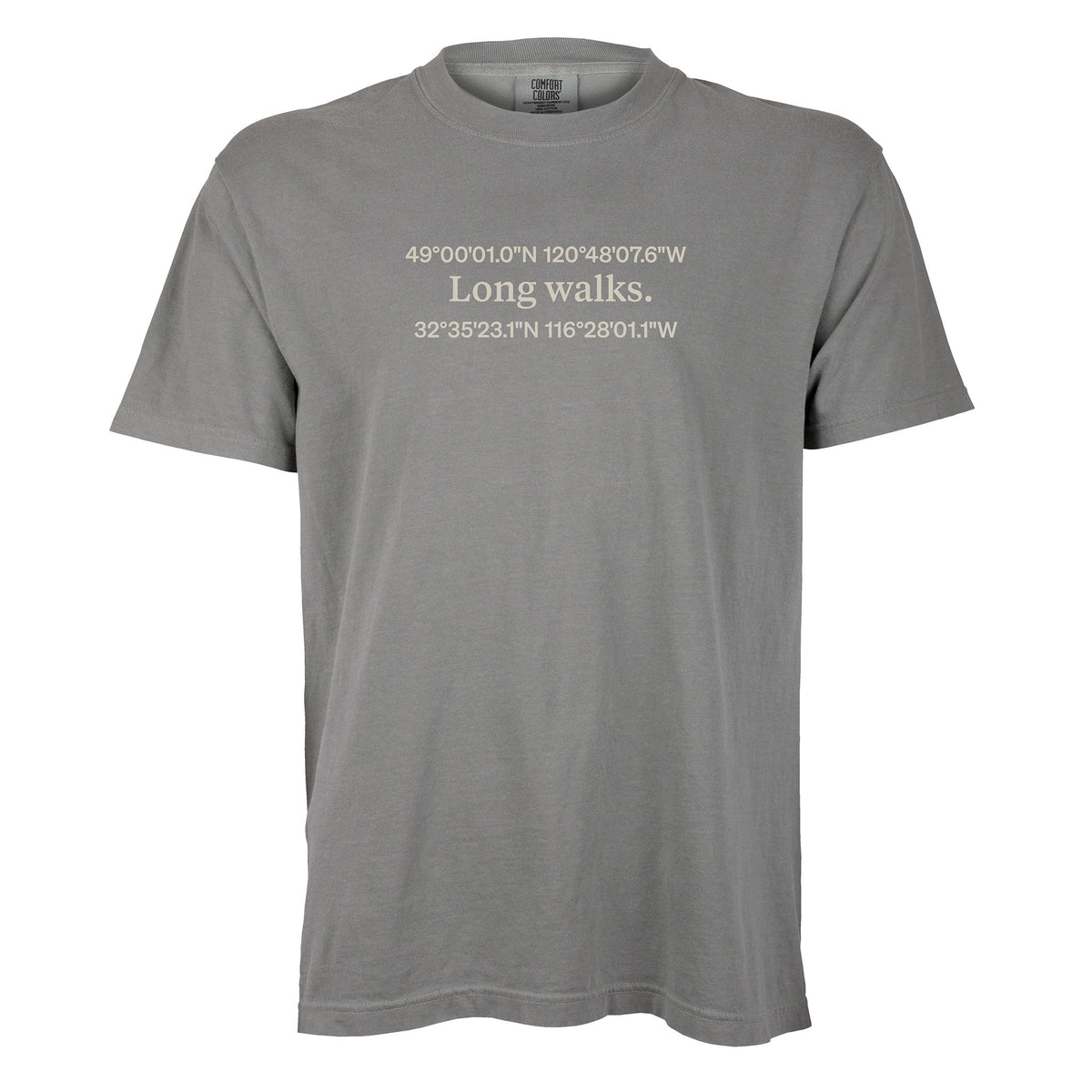 Long walks. | T-shirt