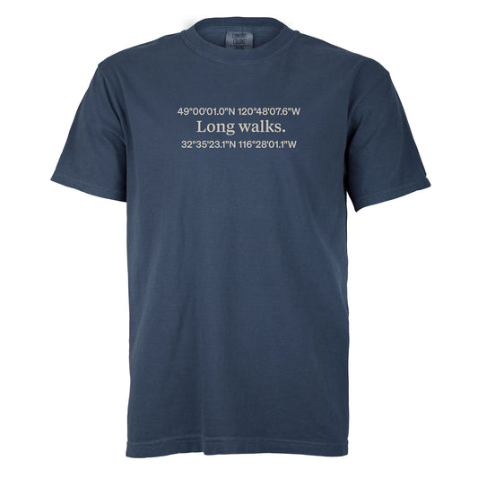 Long walks. | T-shirt