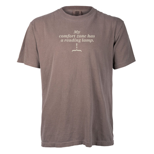 My comfort zone has a reading lamp. | T-shirt